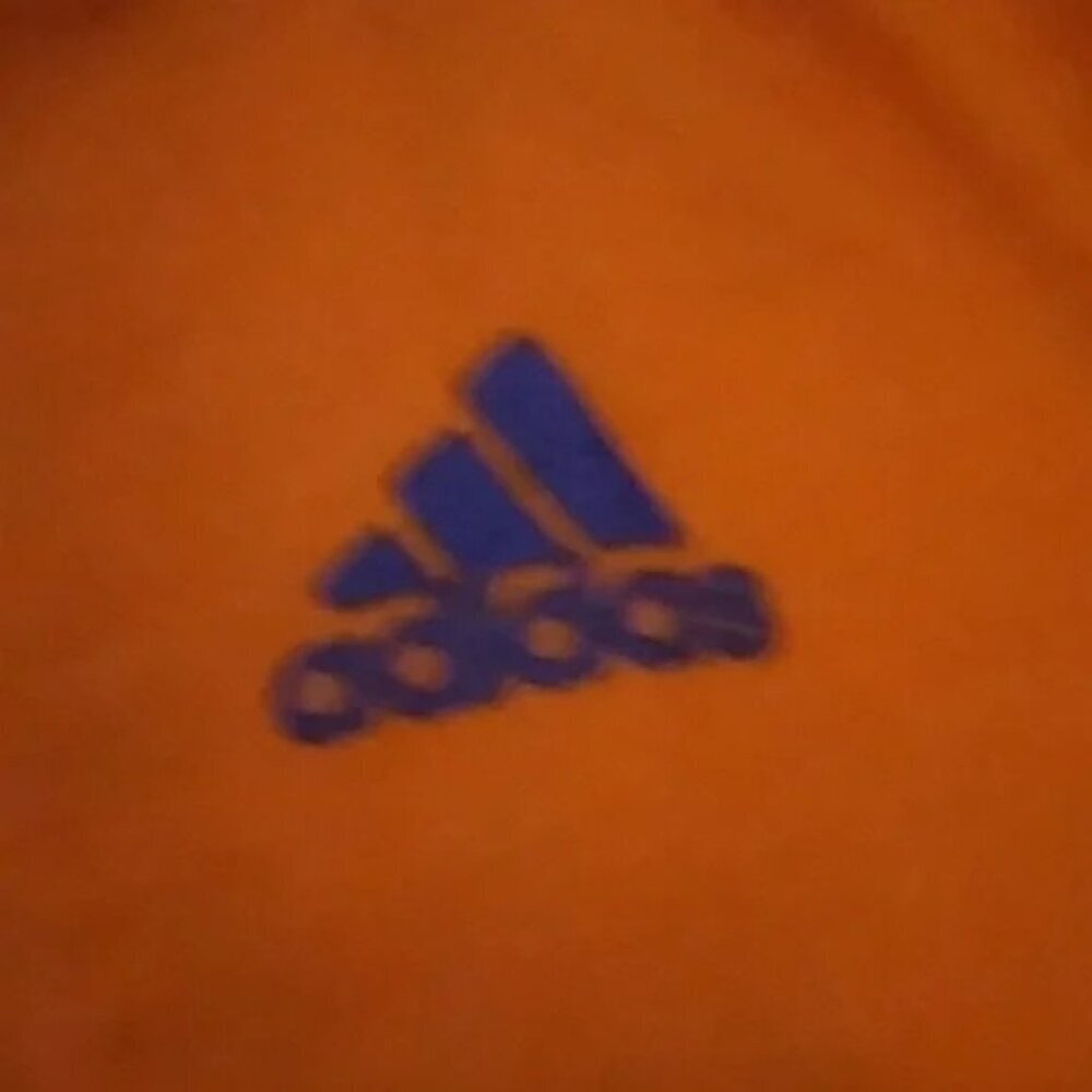 Adidas Neon Orange Crewneck T-shirt - Picture 4 of 5